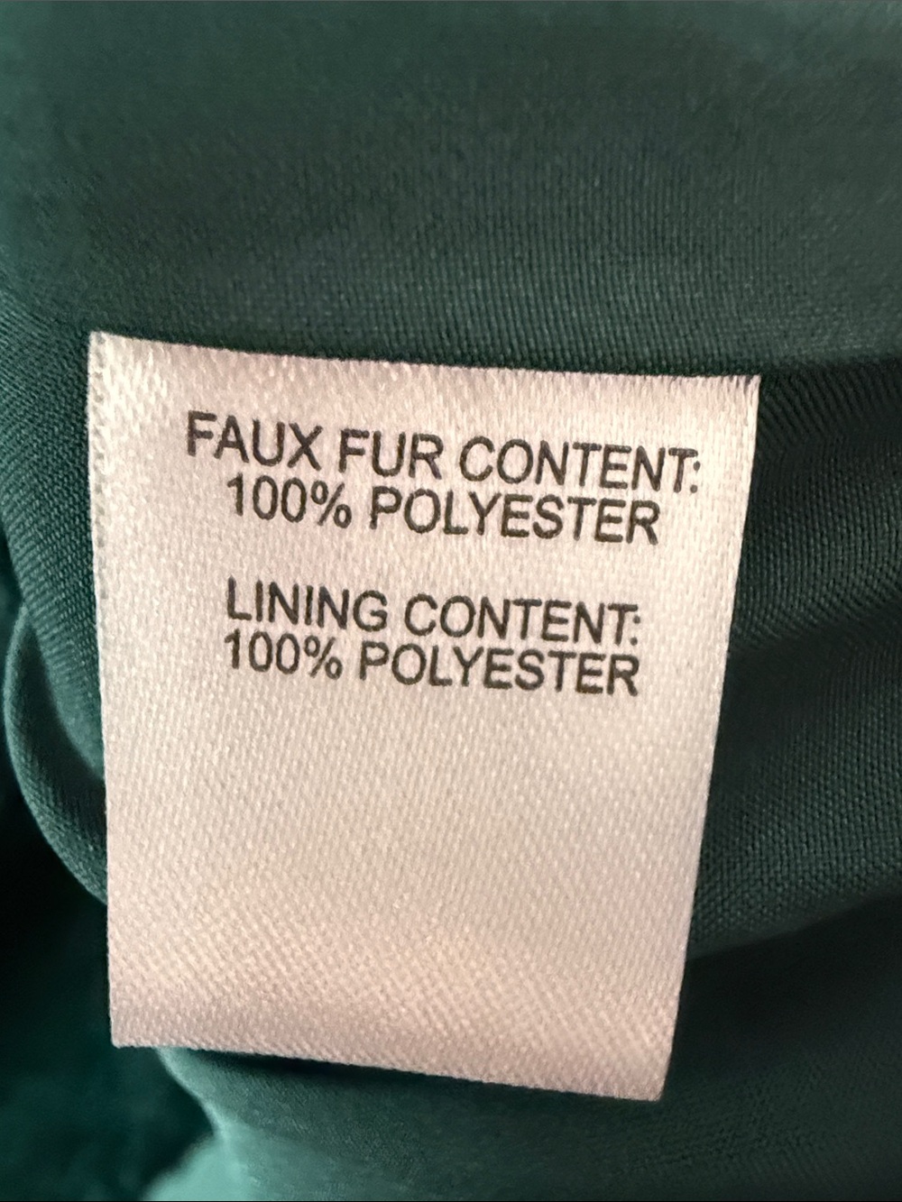 Dolce Cabo Forest Green Faux Fur Teddy Jacket. Beautiful no flaws - Picture 8 of 11